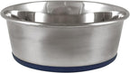 OurPet's Durapet Stainless Steel Bowl, 4 Cups, 6.9''X6.9''X2.5''