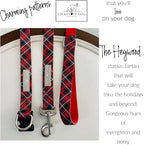 Lucky Love Dog Martingale Dog Collar & Leash - Adjustable, No-Slip, Durable, Comfortable, Soft Webbing, & Stylish Patterned Collar & Leash Set for Male and Female Dogs - Heywood Combo, Small