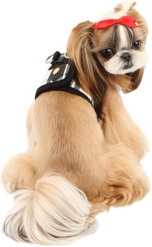 Puppia Authentic Junior Harness B, Medium, Black