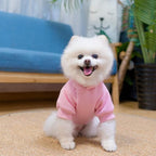 KOOLTAIL Dog Hoodie for Large Medium Small Dogs, Soft and Warm Pet Sweater with Leash Hole and Pocket Boy Girl, Puppy Fall Winter Jacket Clothes, French Pitbull Cold Weather Coat Sweatshirt, Pink S