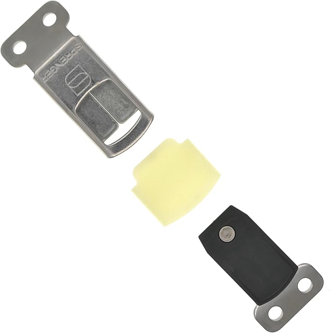 Herm Sprenger Stainless Steel ClicLock Buckle Quick Release Fastener with Glow in The Dark Plastic Jacket for Dog Training Prong Collar Made in Germany (Fluorescent Jacket, 2.25mm)