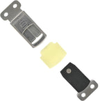 Herm Sprenger Stainless Steel ClicLock Buckle Quick Release Fastener with Glow in The Dark Plastic Jacket for Dog Training Prong Collar Made in Germany (Fluorescent Jacket, 3.2mm)
