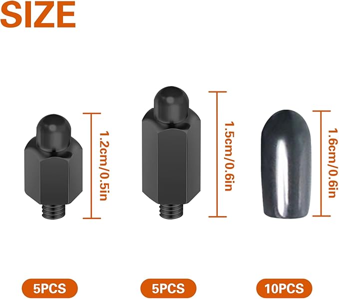 20 PCS Extra Contact Points Replacement Part for Dog Training Collars Dog Shock Collar Replacement Prong with Rubber Tip Extra Silicone Cover for Pet Training Collar Replacement Parts (Black 10 Pairs)