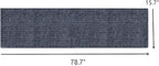 Large Self-Adhesive Cat Scratching Mat, Tree Mat/Post Replacement, DIY Pad Board for Floor, Sofa, Wall (Dark Gray, 78.7 * 15.7 Inches)