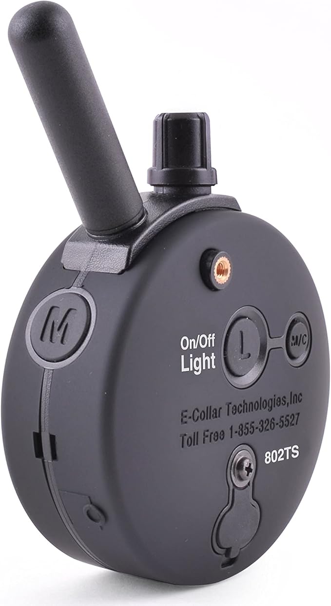Educator ET-800 The Boss E Collar for Dog Training with Remote - 1 Mile Range, Waterproof, 100 Blunt Stimulation Levels, Tone or Vibration Mode, Night Light Tracking for Small, Medium & Large Dogs