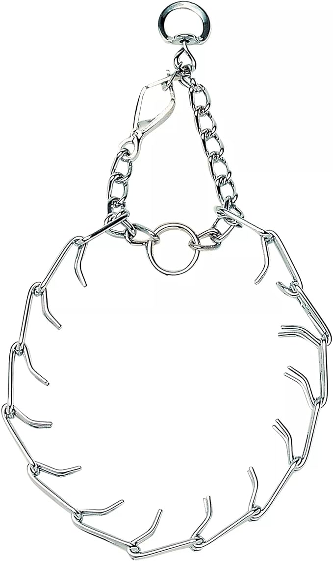 Coastal Pet Titan Dog Prong Quick Release Training Collar - Pet Training Collar for Dogs - Rust-Resistant Metal Dog Collar for Dog Training - Prong Dog Chain Collar - Quality Dog Supplies -3.3mm x 20"