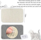 Cat Scratching Pad Natural Sisal Sofa Corner Furniture Protector Scratcher Mats Protecting Carpets and Sofas Couch Corner Furniture Anti-Slip Sisal Cat Repellent Mat for Sofa Bed Desk Legs