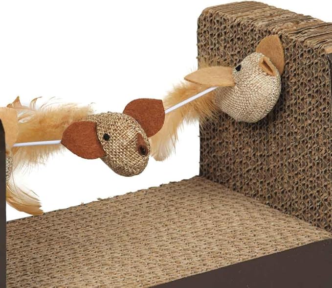 Pet Park Blvd Cat Scratcher with Mice