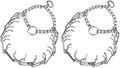 HS Sprenger Chrome Steel Training Collar (Pack of 2)
