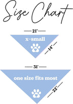 Sheriff Dog Bandana | Professions Halloween Costume | 100% Cotton Triangle | Made in USA | Police Theme | Parade Party | Trick or Treat | Matching Set | Assorted Sizes | Baby Blue One Size (1153)
