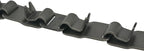 Herm Sprenger NeckTech Sport Dog Training Prong Collar with ClicLock Buckle on The Side No-Pull Collar with Swivel D-Ring Made in Germany (Black Stainless Steel, 23in (Neck Size up to 20in))