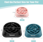 Slow Feeder Dog Bowls for Healthy Eating, Non-Slip and Anti-Choking Design, Reduces Bloating & Overeating for Large Dogs, Easy to Clean