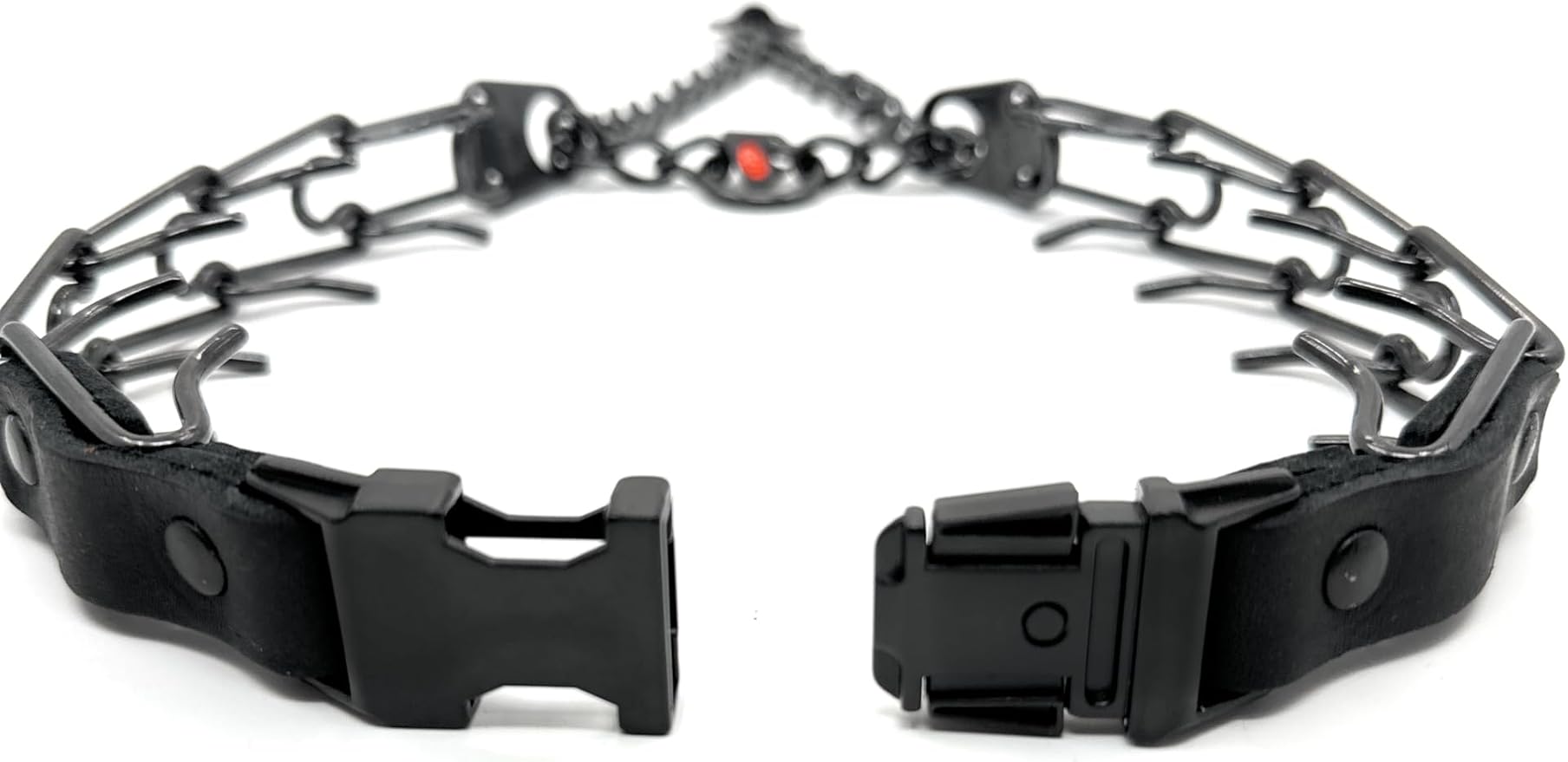 Herm Sprenger Prong Collar for Dogs Training – Quick Release Buckle & Swivel Ring for Easy Use – Made of Durable Steel Chrome Plated in Germany– 3.2mm Prongs for Large Dogs with 20-26" Neck