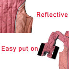 Fleece Dog Hoodie for Small Dogs Super Warm Puppy Jacket for Cold Winter Dog Coats,Pink S