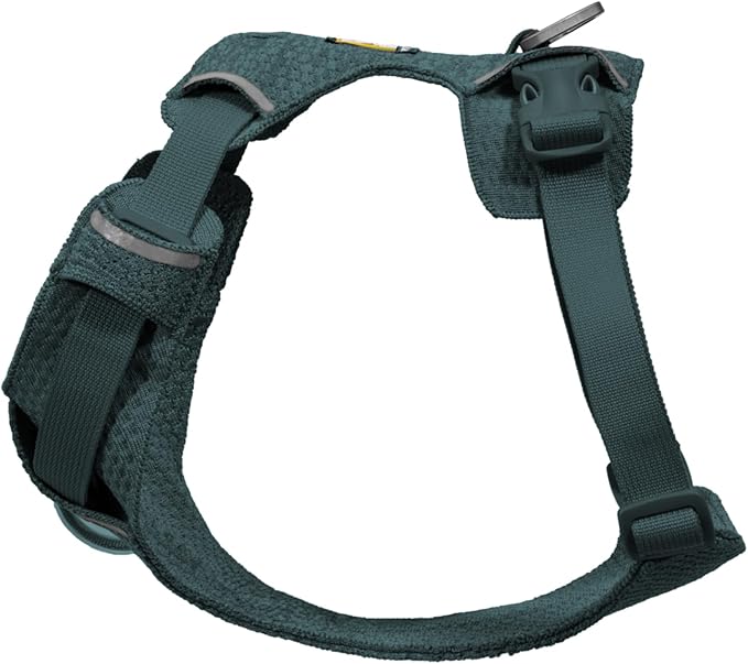Ruffwear, Front Range Flex Dog Harness, Engineered Knit Construction for Ultimate Fit and Mobility, Lightweight Flexible Everyday Harness with Dual Leash Clips, Deep Teal, Large/X-Large