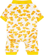 Paiaite Dog Pajamas Onesie: Comfortable Four-Legged Apparel for Small, Medium, & Large Dogs, Polyester Material for Comfort, Wrinkle Resistance, Moisture Wicking, Stretchiness Cartoon Duck 3XL