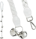 Dog Doorbells for Potty Training, Poly Urethane Puppy Door Bells, Hand-Woven Dog Bells for Dog Training, Extra Loud Bells for Door Knob, Ring to Go Outside Doggie Pet Supplies.