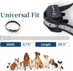 Universal 27 ½” X ¾” Replacement Band Strap for Dog Training Collar - Adjustable Waterproof TPU Remote E-Collar, Static/Vibration Shock Trainer.