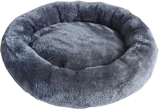 SHENGOCASE Cat Tree Tower Accessories Replacement Parts Round Top Cushion Bed Cover for Cat Perch with Elastic Band (15.7", Grey)