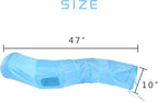 Cat Tunnel for Indoor Cats Interactive, Rabbit Tunnel Toys, Pet Toys Play Tunnels for Cats Kittens Rabbits Puppies Crinkle Pop Up Blue 47" Shape S