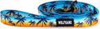 Wolfgang Heavy Duty Dog Leash, Pull-Tested to Over 800 lbs for Walking & Training, SunsetPalms Print, Large