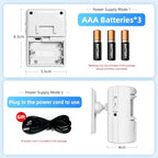 S SELDORAUK PIR Motion Sensor Door Bell Shop Visitor Alert Chime Dingdong Welcome Alarm Burglar Motion Detector