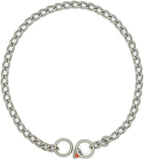 Herm Sprenger - Matt Stainless Steel Scratch Resistant Dog Training Collar - Round Links Slip Chain - Small Medium Large Dogs - Professional Training Collar - Made in Germany (18 inches (45 cm))