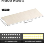 2PCS 39.3" x 15.7" Cat Scratching Mat,DIY Climb Cat Scratcher for Furniture Couch Protector, Covering Cat Scratching Posts for Indoor Cats, Replacement Pads,Trimmable Self-Adhesive Carpet