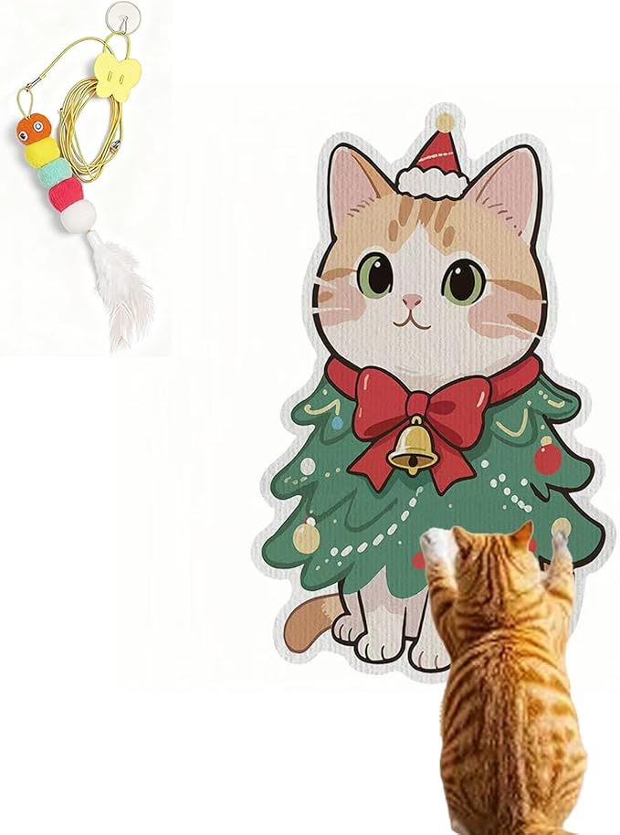 Wall Mounted Cat Scratching Pad with Back Adhesive Self Adhesive Cat Scratcher Board for Wall Door Sofa Floor Extra Large Durable Cat Scratcher Mat Indoor Cats for Cat Lovers