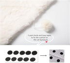 SHENGOCASE 2-Pack 16" Square Faux Rabbit Fur Cat Dog Bed Cushion Pad Mat, Cat Tree Tower Replacement Cushion Pad, Pad for Window Perch, Cat Dog Carrier House Cage Crate Kennel Furniture