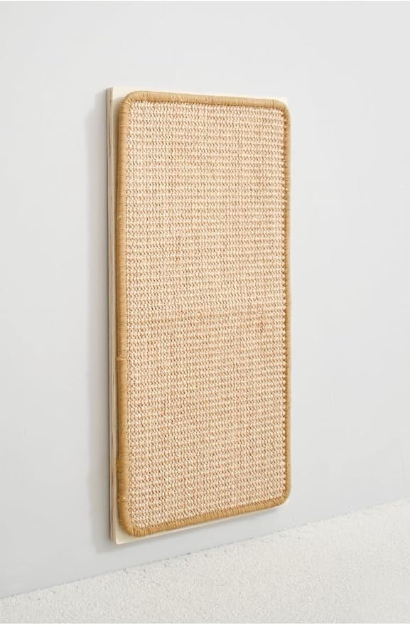 Plus Size Cat Scratching Mat Pastable Natural Sisal Grinding Claws Mat and Anti-Slip Carpet for Cat Grinding Claws and Furniture Protecting Carpet Sofas (50 * 80cm)