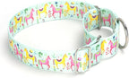 Thick & Wide Martingale Collar for Large Dogs - 1.5 Inch No Pull Escape Proof Dog Collar, Adjustable Comfort Training Collar(L)
