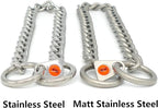 Herm Sprenger - Matt Stainless Steel Scratch Resistant Dog Training Collar - Round Links Slip Chain - Small Medium Large Dogs - Professional Training Collar - Made in Germany (24 inches (60 cm))