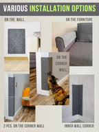 Corner Cat Scratcher – Wall Mounted Cat Scratcher – Cat Wall Scratch Pad – Corner Wall Scratcher for Cats – Wall Scratchers for Indoor Cats – Cat Scratch Post for Wall Corner Use