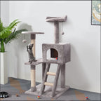 Auroth Cat Tree,42" Cat Tower with Stable Base for Indoor Cats, Large Cat Condo with Plush Perches, Toys & Natural Sisal Scratching Posts, Multi-Level Small Cat furniture Perfect for Kittens Play,Rest