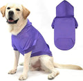 KOOLTAIL Dog Hoodie for Large Medium Small Dogs,Soft and Warm Pet Sweater with Leash Hole and Pocket Boy Girl,Puppy Fall Winter Jacket Clothes,French Pitbull Cold Weather Coat Sweatshirt,Purple XL