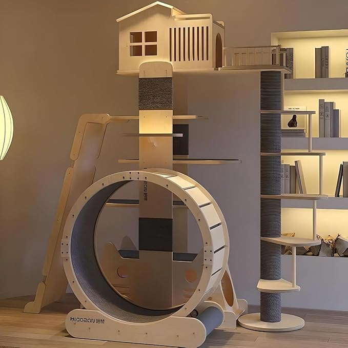 Cat Tree Tower House for Large Cats Style D