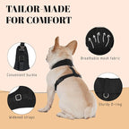 AVERYDAY Dog Tuxedo for Wedding Outfit, Dog Suit and Tie Costumes for Birthday, Halloween, Cosplay, Christmas Party, Pet Formal Wear with Bowtie, Tux for Medium Large Dogs, Bulldog, Labrador, Husky