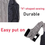 Fleece Dog Hoodie for Small Dogs Super Warm Puppy Jacket for Cold Winter Dog Coats,Grey XS