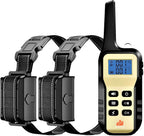 1100 Yard Long Range Remote Dog Shock Collar Automatic Bark Control with Correction Beep, Buzz Vibration, Shock E-collar for Puppies Young and Adult Dogs from 2 Small Medium to Large Dog Training