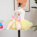 Furbabycare® Elegant Sweet Easter Puppy Dog Blingbling Princess Skirt Pet Dog Lace Cake Camisole Tutu Dress C-Easter Bunny-6 Small