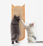 Premium Sisal Rope 22 Inch Cat Scratching Board, Cat Scratchers for Indoor Cats, Protecting Furniture Cat Scratching Pad, Cat Scratching Post with Natural Rope On Soft Wood, Wall Mount Cat Scratcher