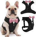 AVERYDAY Dog Tuxedo for Wedding Outfit, Dog Suit and Tie Costumes for Birthday, Halloween, Cosplay, Christmas Party, Pet Formal Wear with Bowtie, Tux for Medium Large Dogs, Bulldog, Labrador, Husky