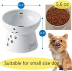 Necoichi Raised Dog Food Bowl, Elevated, for dogs and cats, pets feeding feeder Non-slip for small dogs Dishwasher and Microwave Safe, No.1 Seller in Japan! (Dog, Food Bowl)