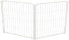 FXW Homeplus Unleashed Indoor Dog Playpen - Stress-Free and Safe Play, Heavy Duty 24 Inch 2 Panels Dog Pen for Puppy and Small Dogs, White│Patented
