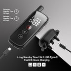 Dog Shock Collar, Dog Training Collar with Remote for Small Medium Large Dogs, Electronic Dog Collar Rechargeable with Shock Mode, 3 Safe Training Modes, Range up to 2600ft （Black）