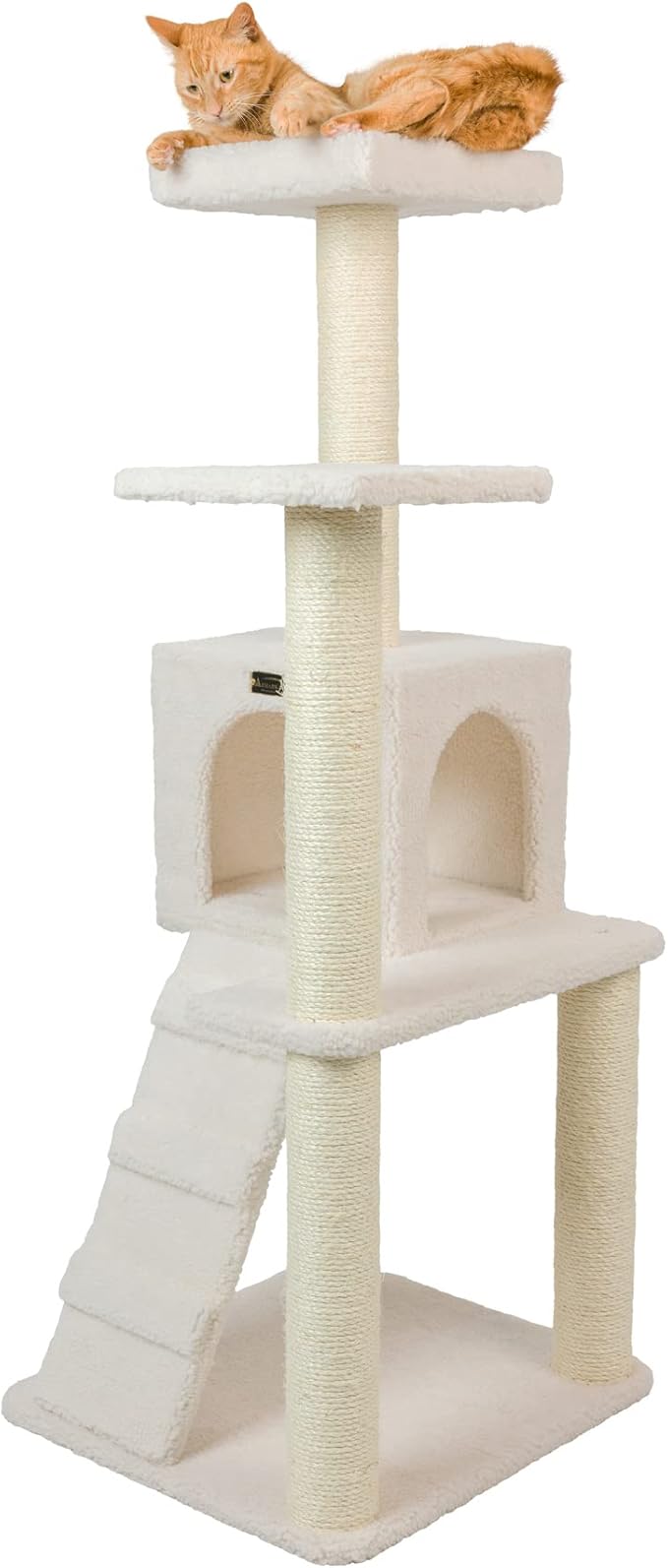 Armarkat B5301 53-Inch Cat Tree, Ivory