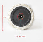 SHENGOCASE Cat Tree Tower Accessories Post Pole Replacement Parts, 5.9" L, Ø 2.75", M8 Bolt, 2-Pack