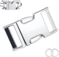 Safiman Dog Collar Buckle 3.5mm for Small Medium Large Dogs Collar Steel Chrome Plated No Pull Dog Training Collar Fastener