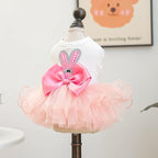 Furbabycare® Elegant Sweet Easter Puppy Dog Blingbling Princess Skirt Pet Dog Lace Cake Camisole Tutu Dress C-Easter Bunny-2 X-Small